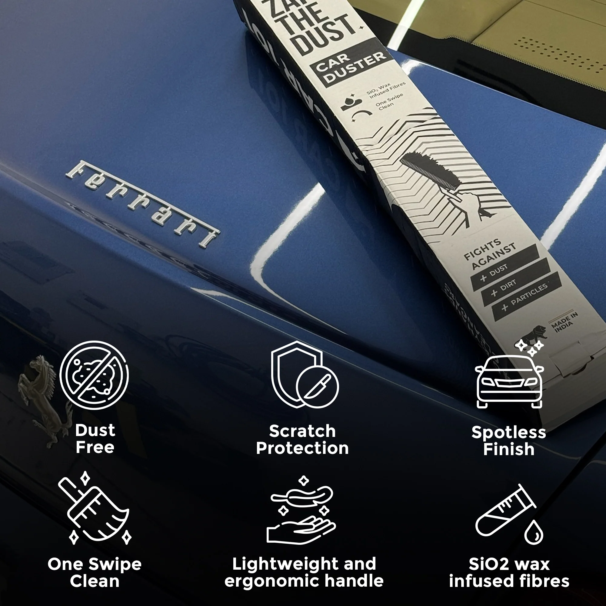 Zip Zap Car Duster + Tyre Trim Combo - Image 6