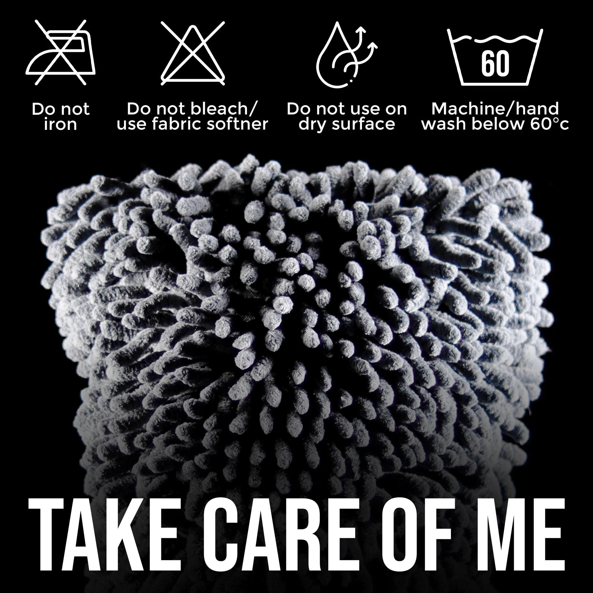 CAR 1O1 Chenille Microfiber Wash Mitt - Image 5