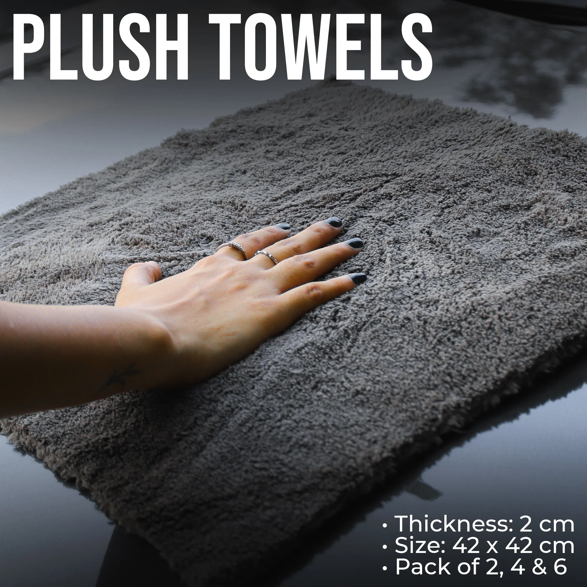 CAR101 Coral Fleece Microfibre Towel – 550 GSM - Image 5