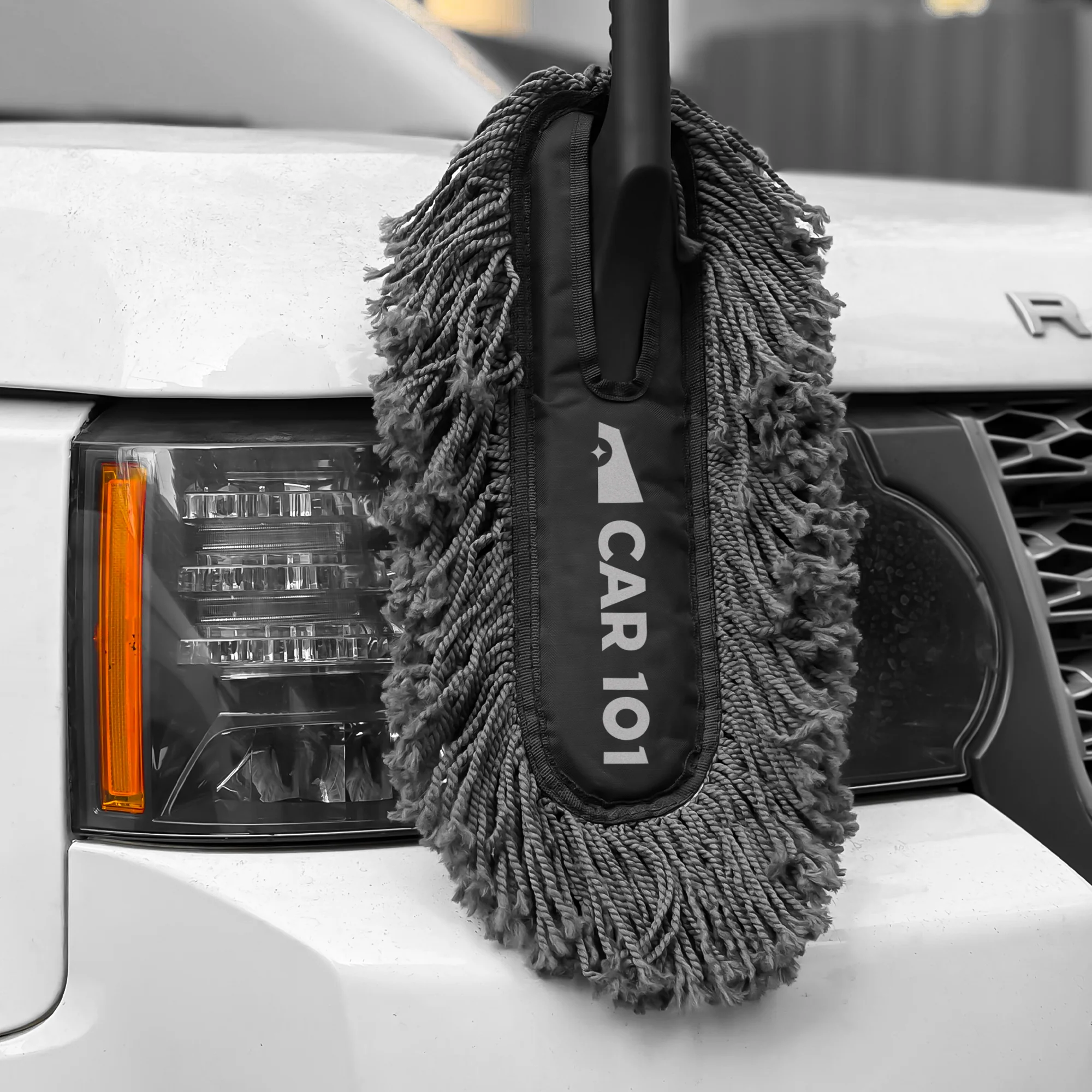 CAR101 Everyday Use Twisted Loop Daily Microfibre Car Duster (Grey) - Image 10