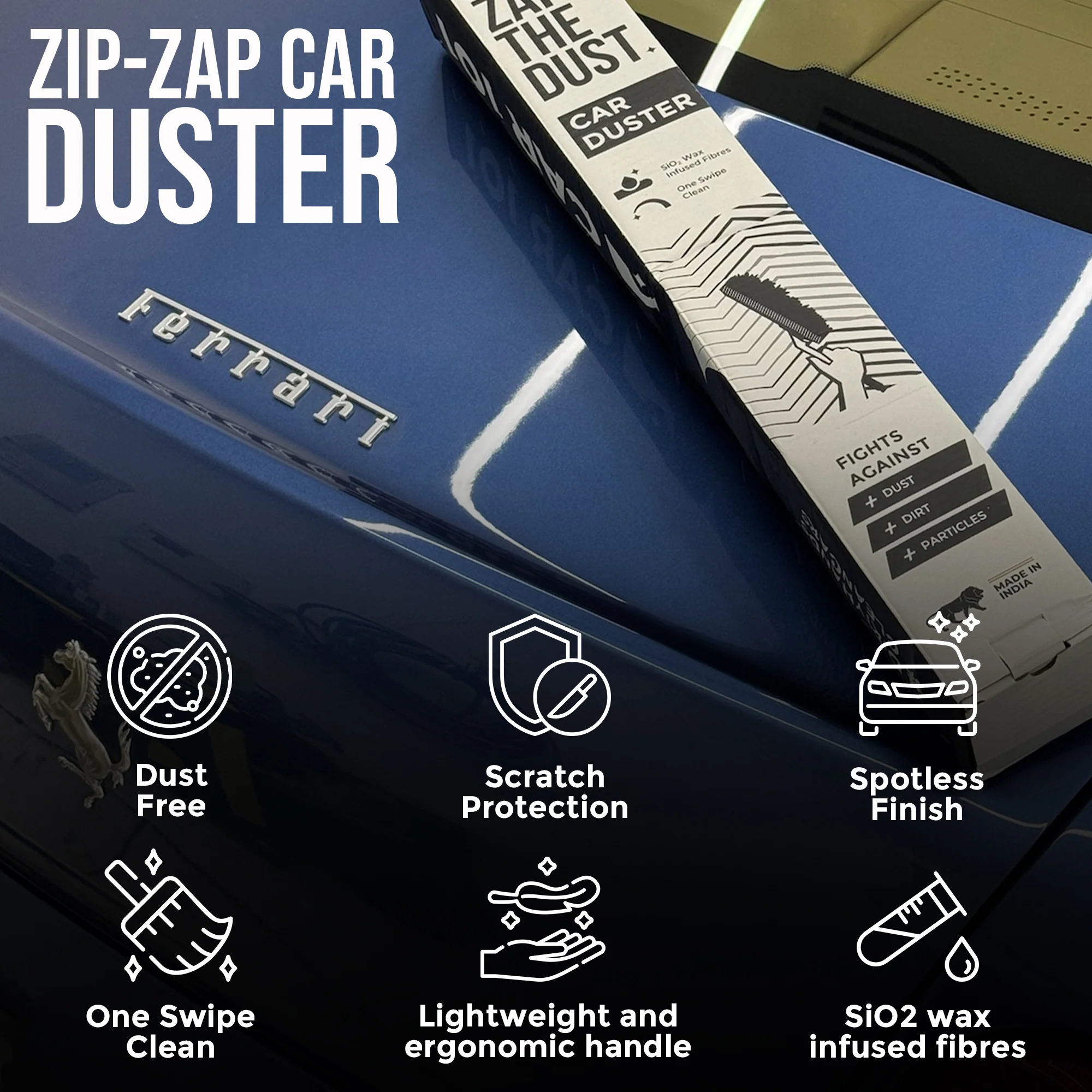 CAR101 ZIP ZAP Car Duster (with Ceramic Wax infused fibres) - Image 7
