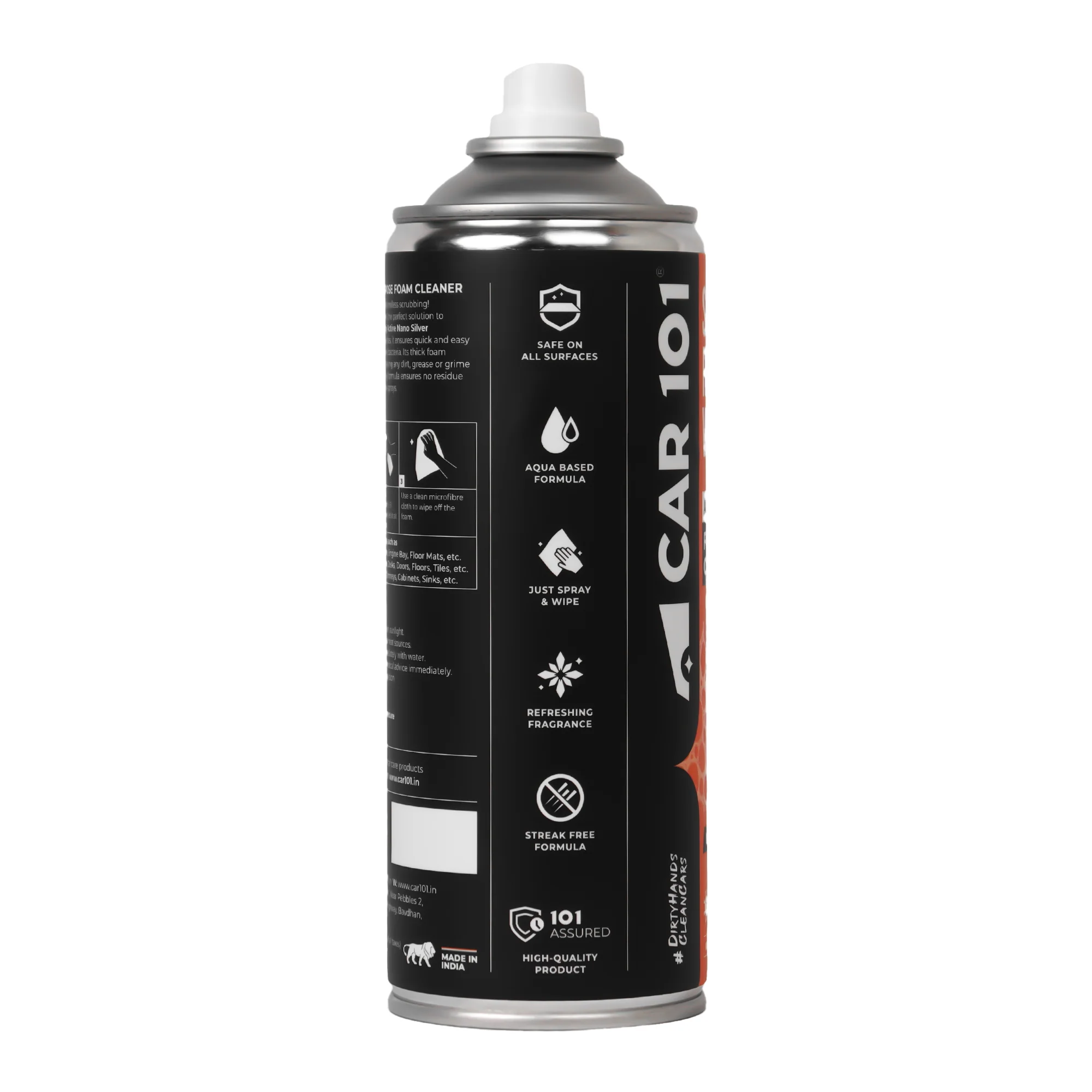 All Purpose Foam Cleaner | Best for daily cleaning | Car interior & Exterior | Anti Bacterial | 500ml large Size - Image 13